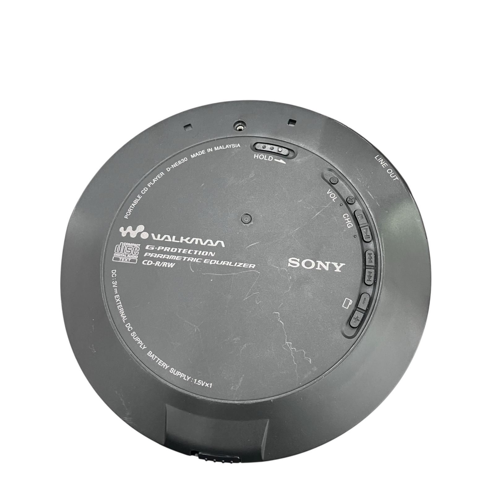 186001 動作未確認 SONY ソニー CDプレーヤー ウォークマン D-NE830