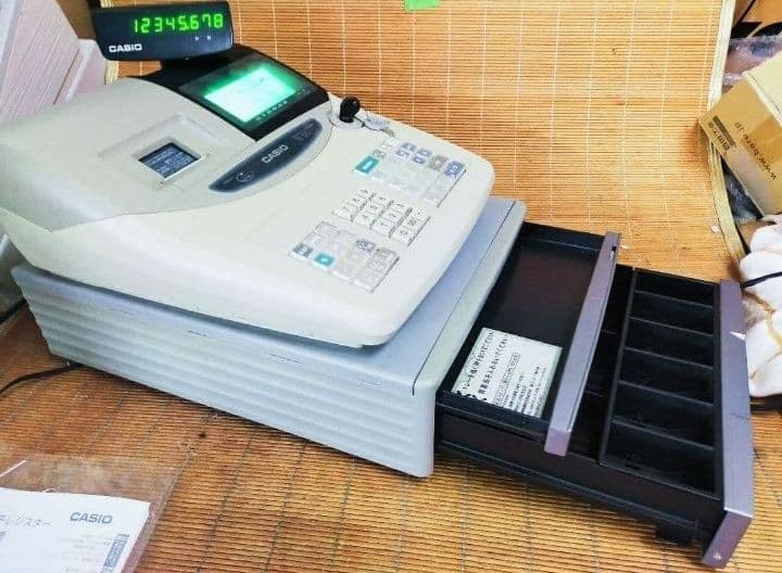 カシオレジスター　TE-120　フル設定込み　送料無料　人気機種　770684 カシオレジスター TE-120 フル設定込み 送料無料 人気機種 400000