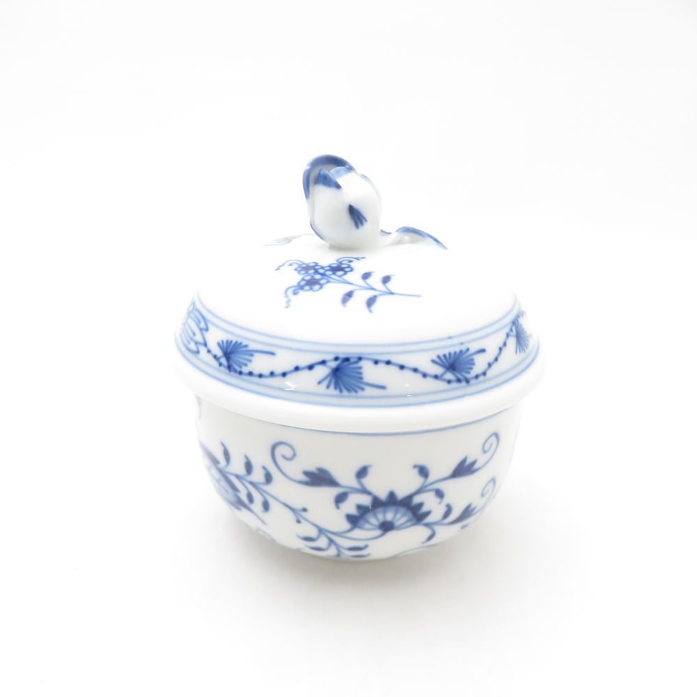   シュガーポット・クリーマー 廃盤　ブルー　ムーンライト 美品 MEISSEN マイセン ブルーオニオン クリーマ＆シュガーポット 2点