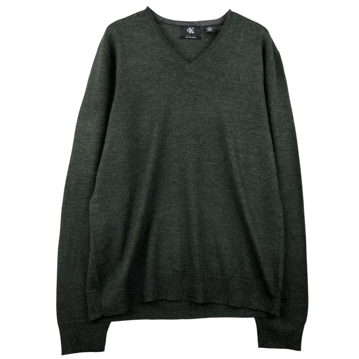 古着 90~00年代 カルバンクライン Calvin klein extra fine merino V 