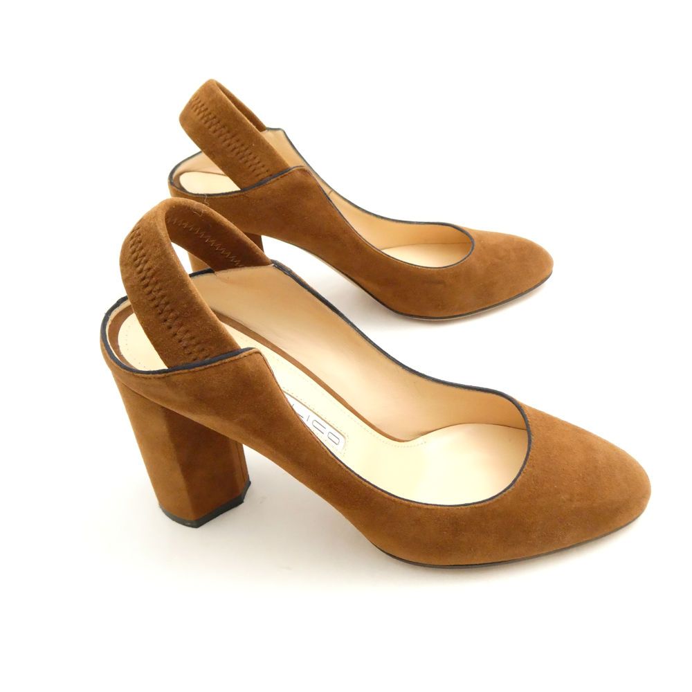 美品 PELLICO ペリーコ バックストラップ パンプス 35.5 スウェード