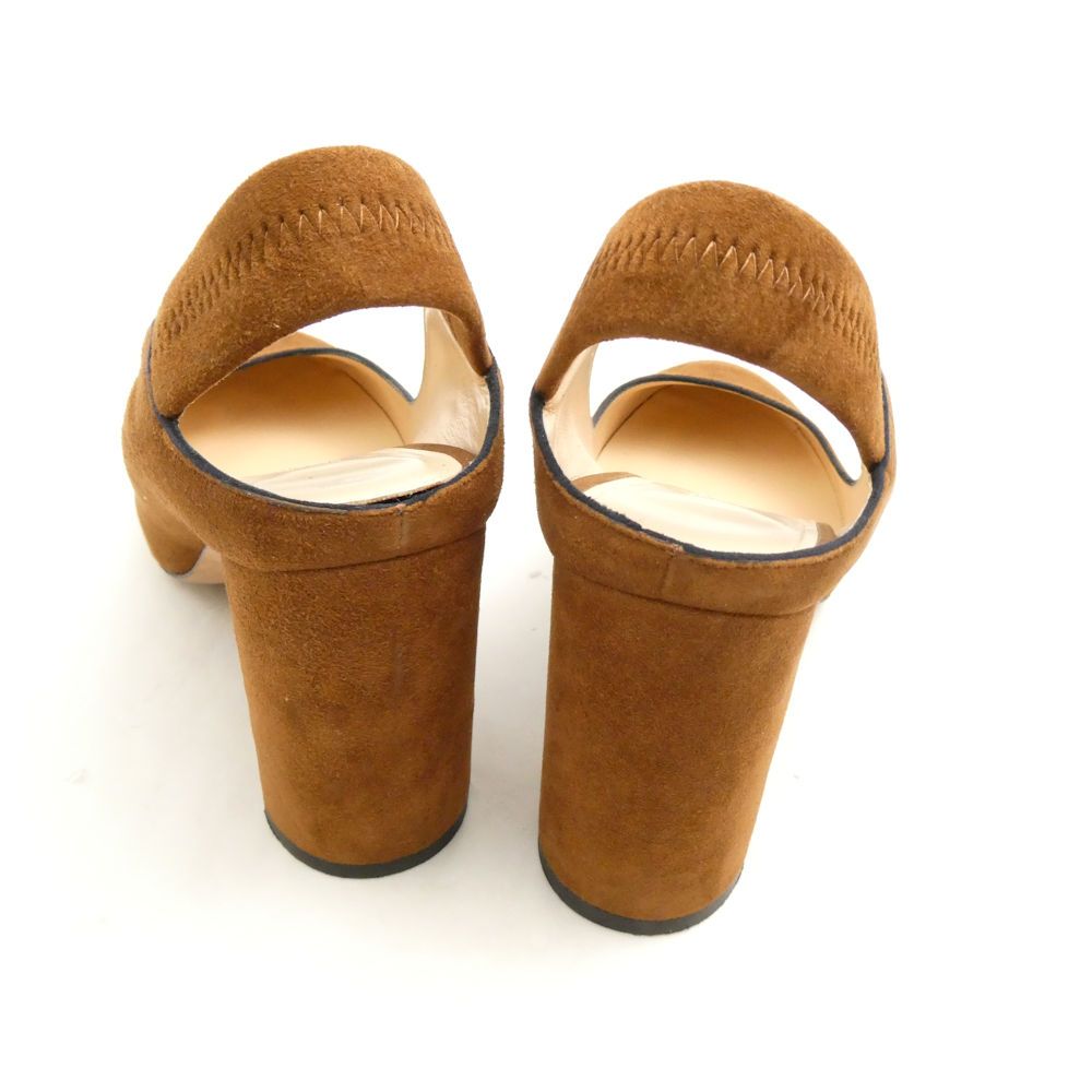 美品 PELLICO ペリーコ バックストラップ パンプス 35.5 スウェード