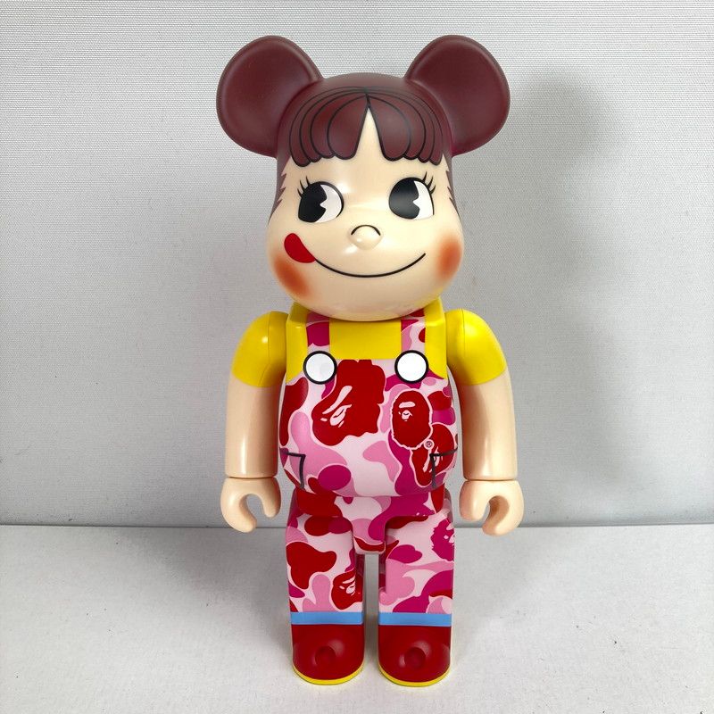 中古品】 BE＠RBRICK BAPE×ペコちゃん 100％＆400％ ベアブリック