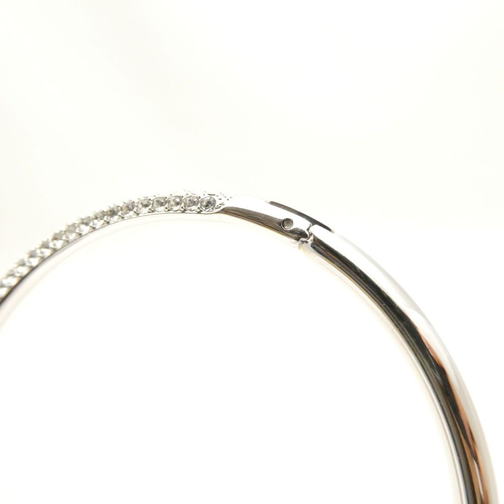 美品 SWAROVSKI スワロフスキー Stone Mini バングル L ブレスレット