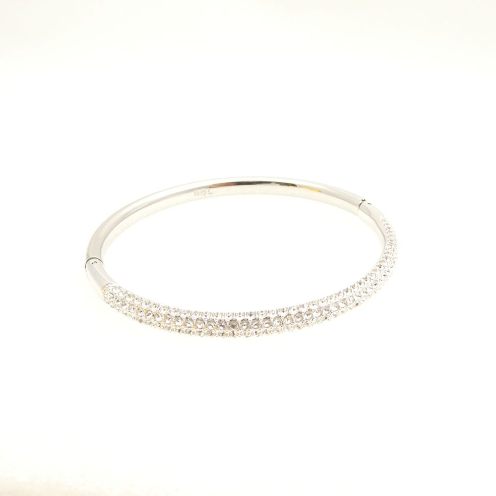 美品 SWAROVSKI スワロフスキー Stone Mini バングル L ブレスレット