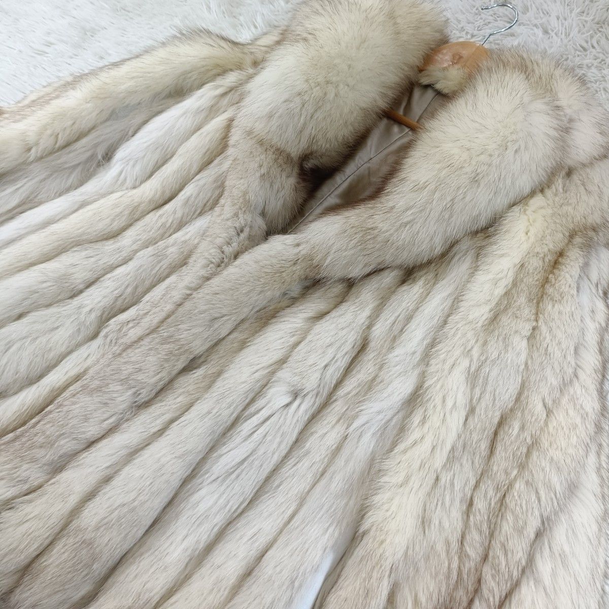 ブルーフォックス SAGAFOX ファーコート リアルファー 貂 本毛皮