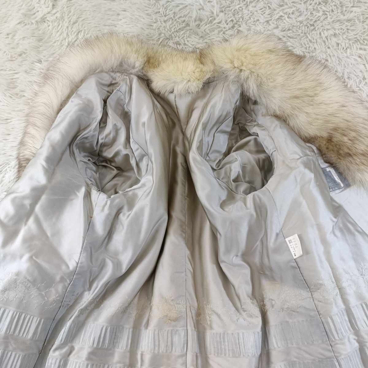 ブルーフォックス SAGAFOX ファーコート リアルファー 貂 本毛皮