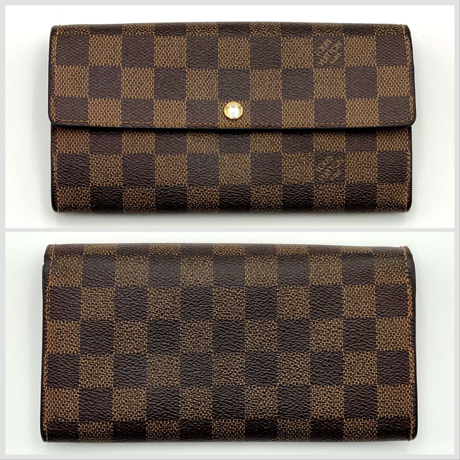 Louis Vuitton ルイヴィトン / ダミエ / ポルトフォイユ サラ / エベヌ