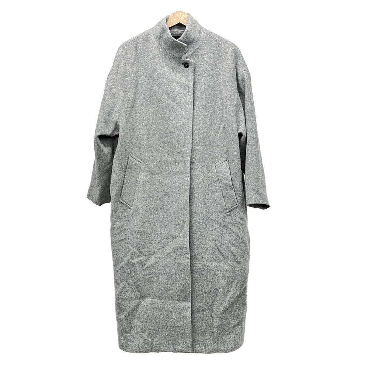 mizuiro ind(ミズイロインド) コート レディース美品 - グレー 長袖/冬