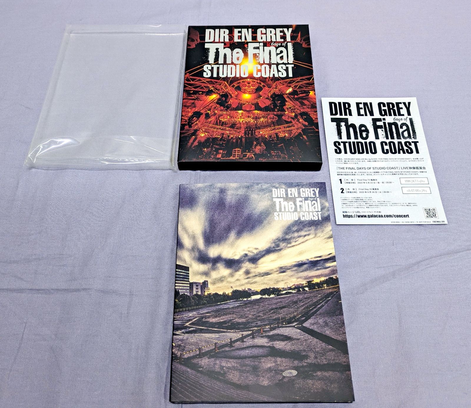 ＊ゆきゅ＊DIR EN GREY/DVD/FC限定品 Blu-ray】THE FINAL DAYS OF STUDIO COAST(初回生産限定盤) DIR EN