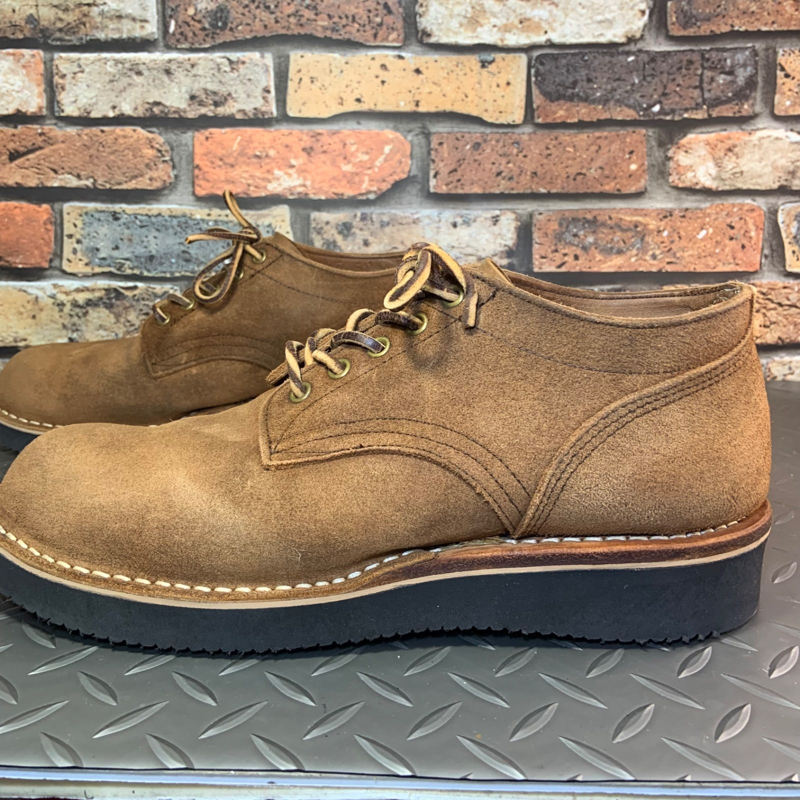 ☆ HATHORN オックスフォード ソール新品交換済み US9.5E JP27.5cm