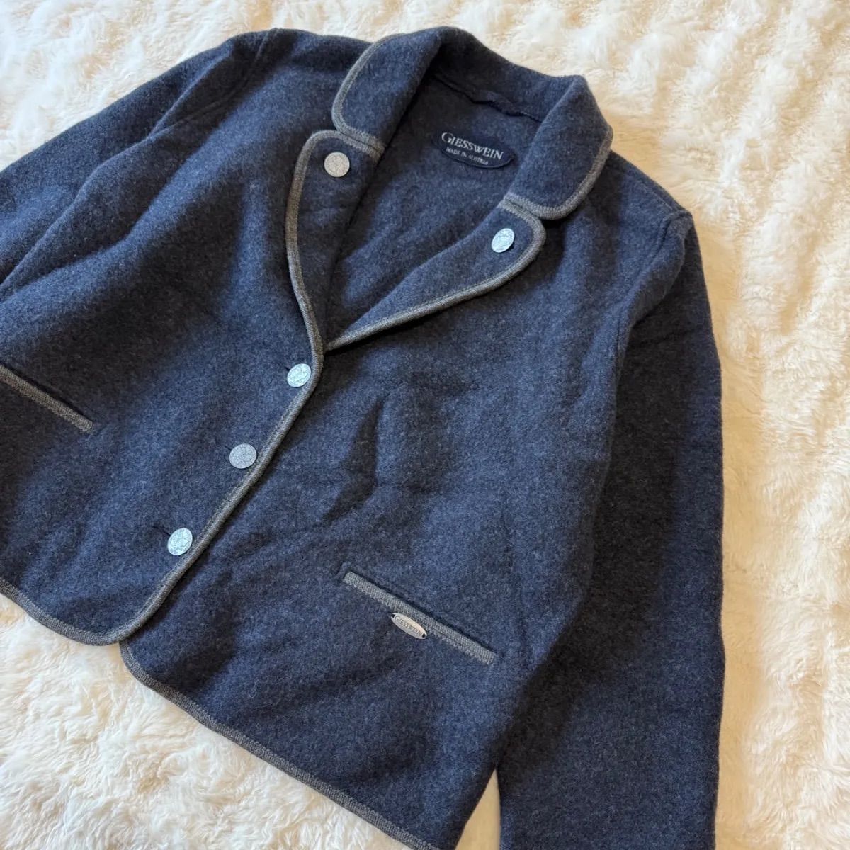 オーストリア製】GIESSWEIN ギースヴァイン チロリアンジャケット 純毛