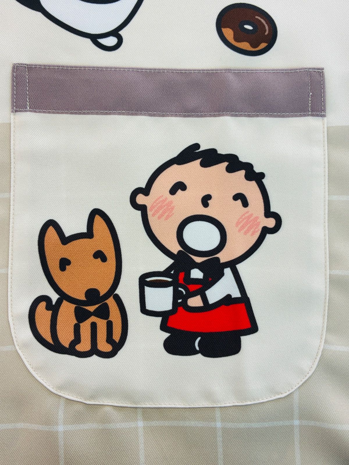 26年春夏新作 みんなのたあ坊 サンリオキャラクターエプロン かわいい