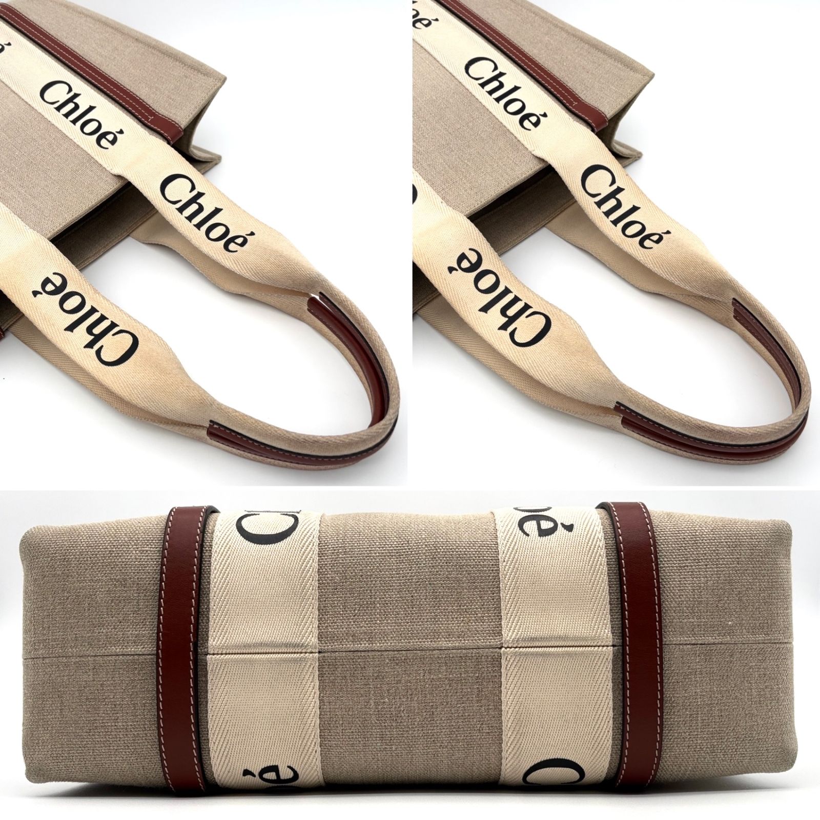 正規品・現行に近い Chloe クロエ ウッディ ミディアム トートバッグ