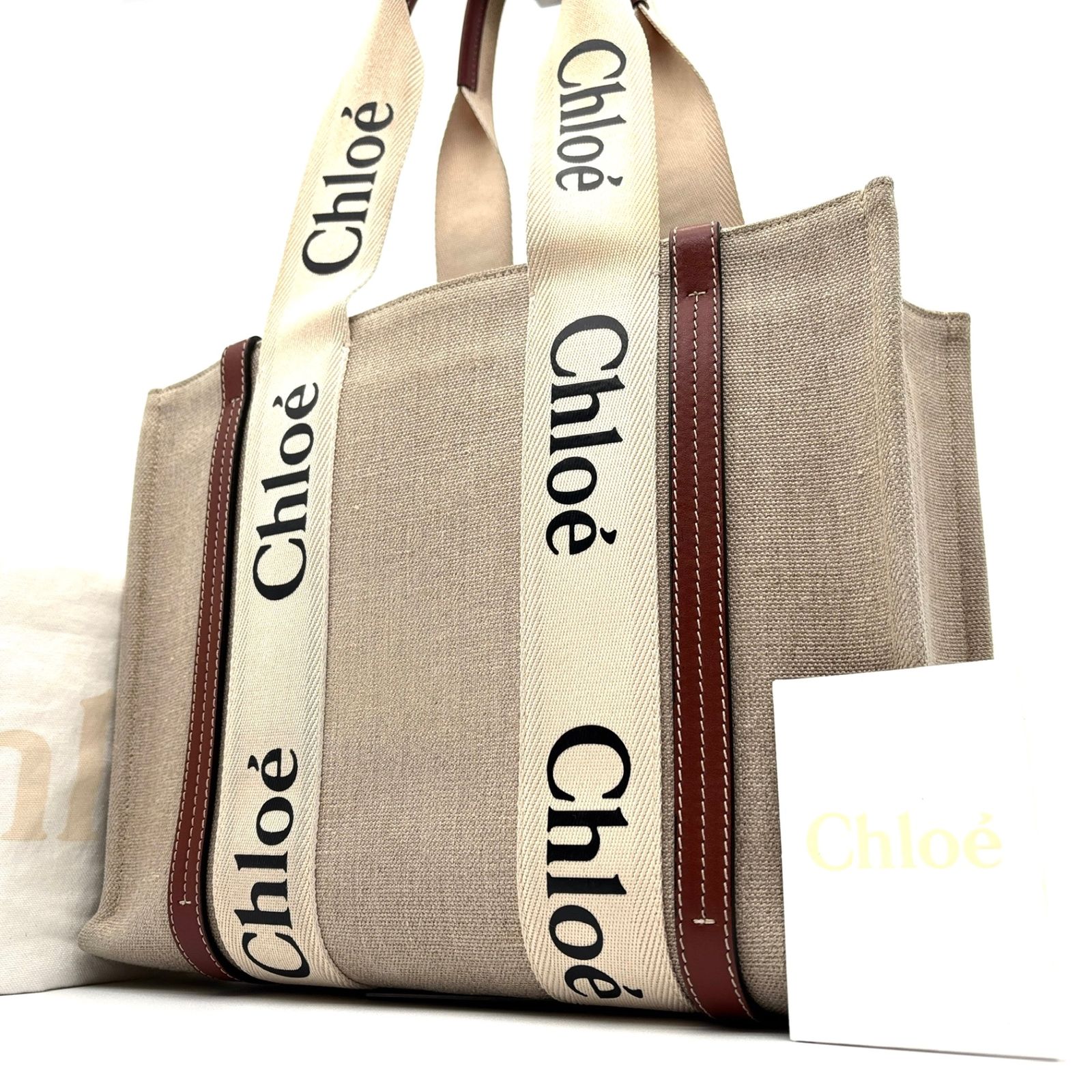 正規品・現行に近い Chloe クロエ ウッディ ミディアム トートバッグ