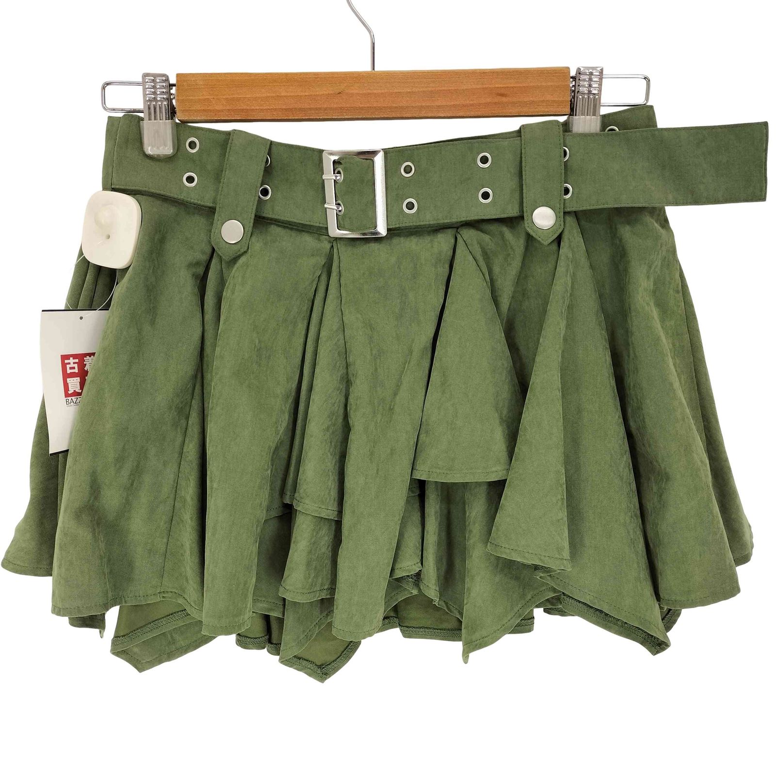 ジュエティ jouetie 24SS アシメヘムベルテッドミニスカート