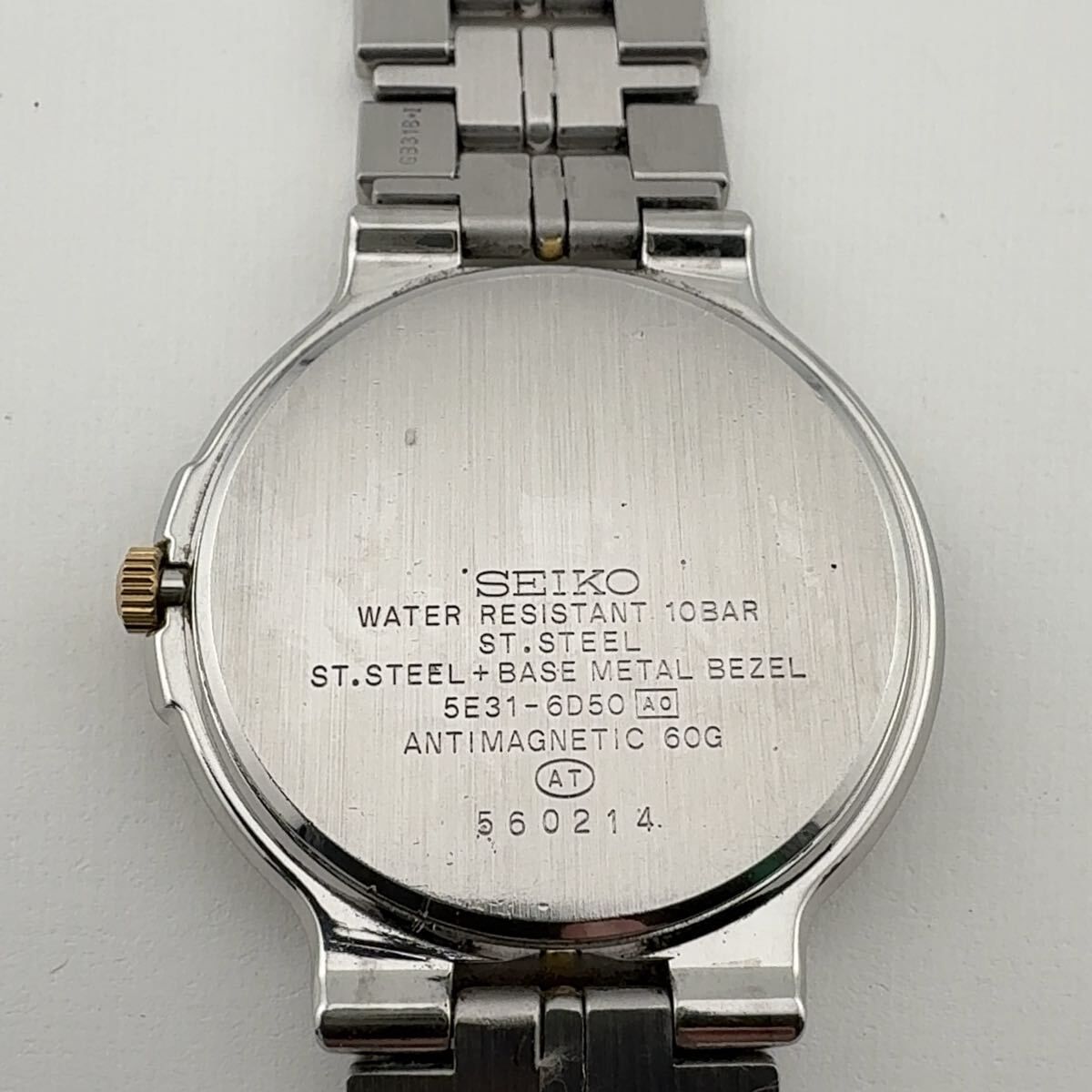 SEIKO 5E31-6D50 セイコー DOLCE ドルチェ クォーツ シェル文字盤 
