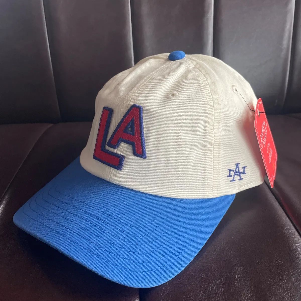 新品 AMERICAN needle アメリカンニードル ベースボールキャップ LA 白