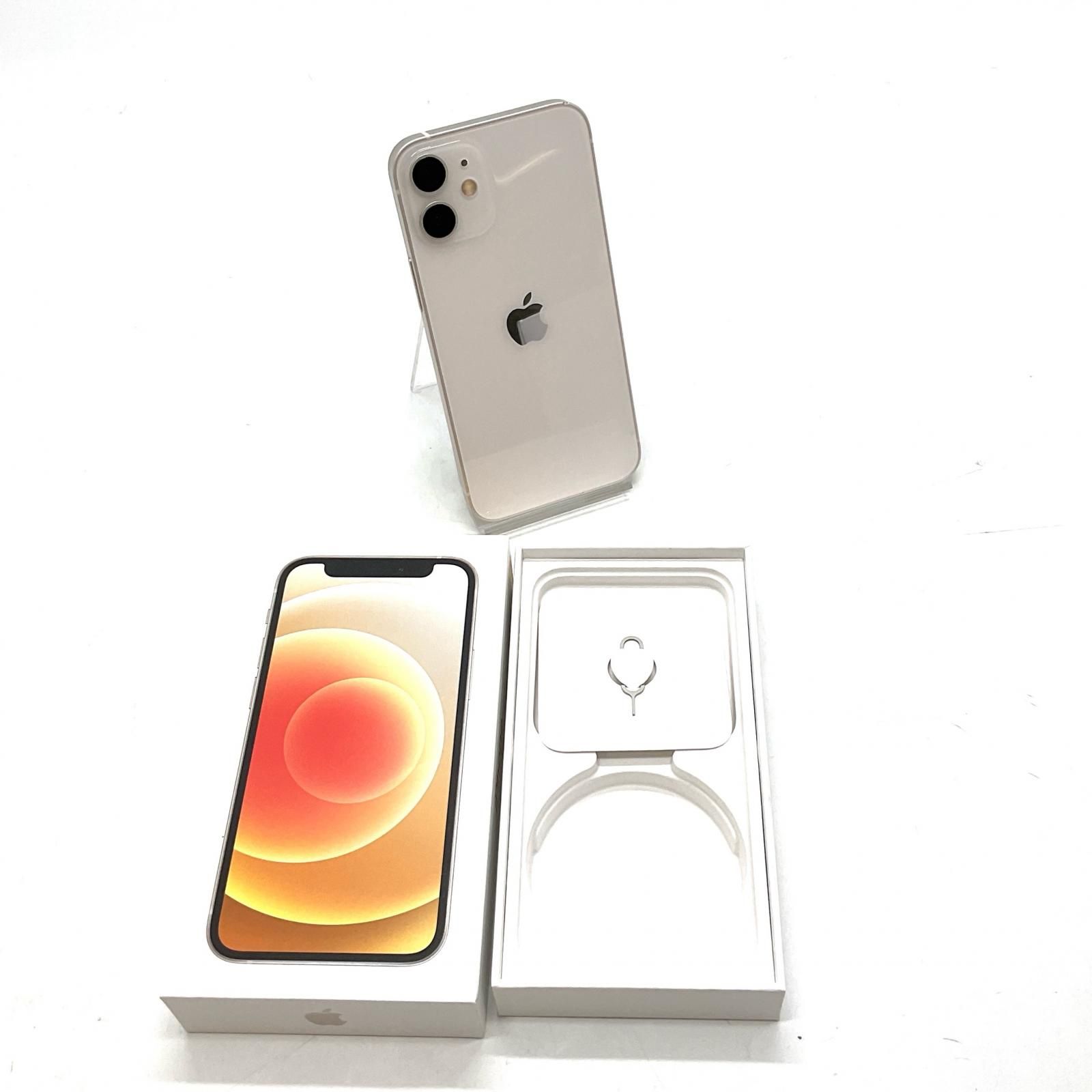 全額返金保証】【最速発送】 iPhone 12 mini 128GB ホワイト au 白ロム