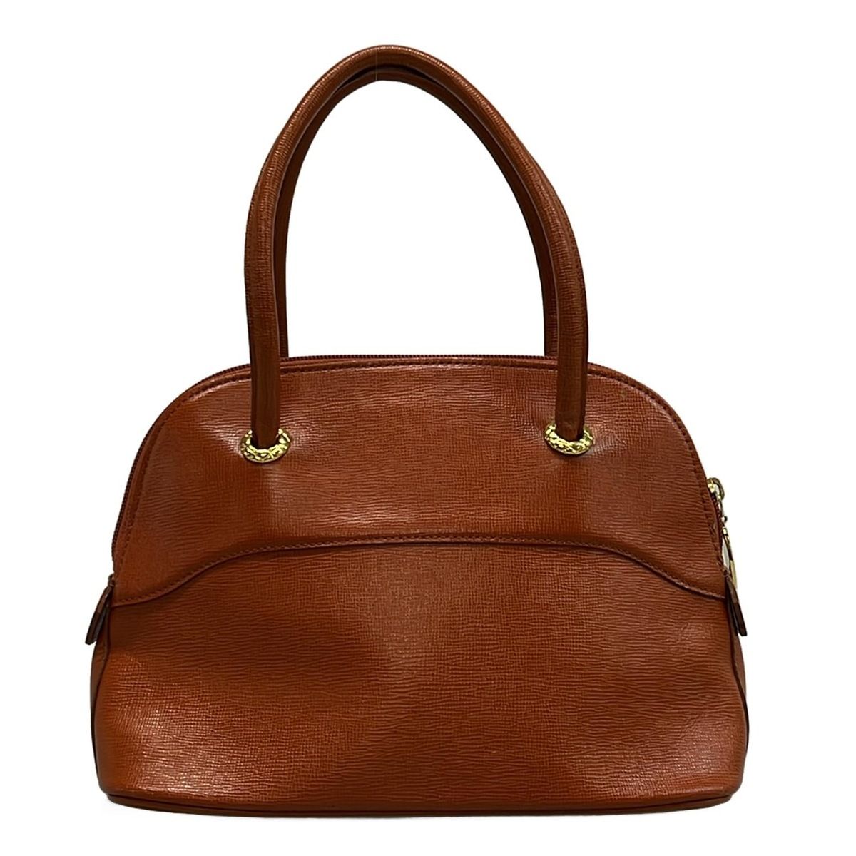 Burberrys バーバリーズ　ブラウンレザー バンドバッグ Burberry's(バーバリーズ) ハンドバッグ - ブラウン レザー - メルカリ