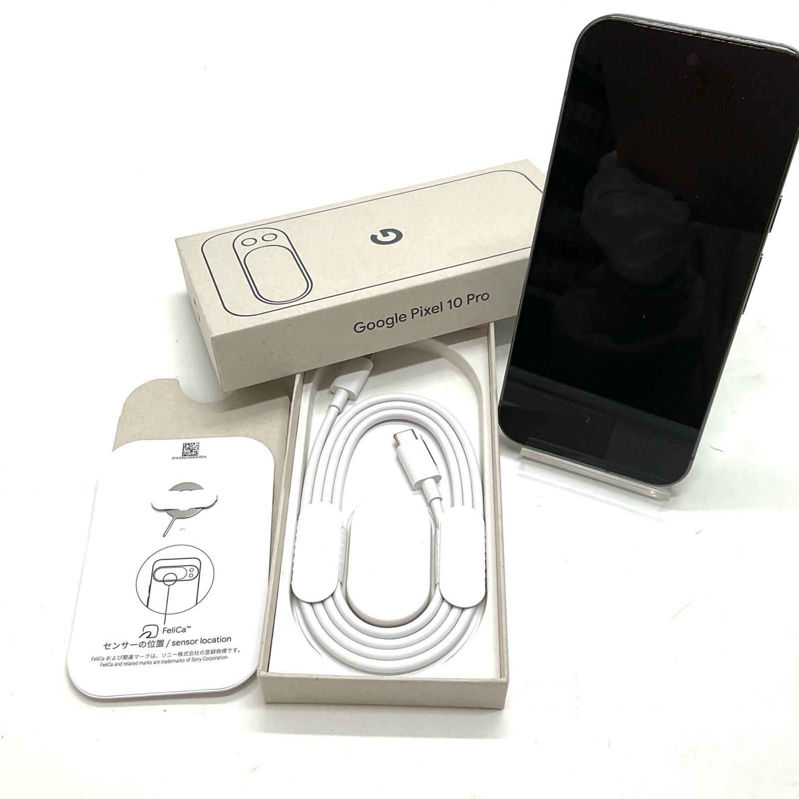 全額返金保証】【最速発送】Google Pixel 10 Pro 256GB Obsidian