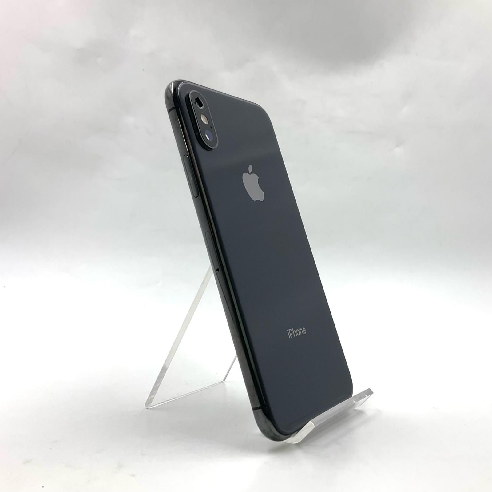 iPhone XS 64GB スペースグレイ au 白ロム 82%【難有】【最速発送】