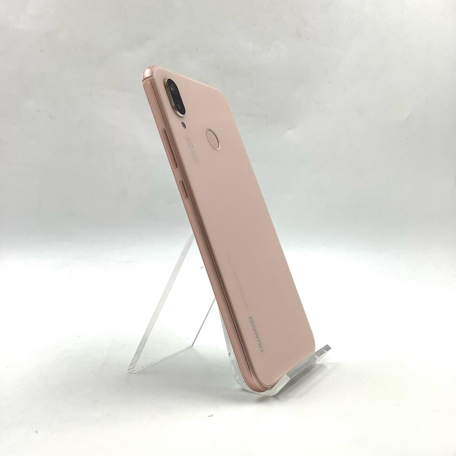 HUAWEI P20 Lite サクラピンク 32GB UQ mobile　ファーウェイ　pink SIMフリー 　スマホ　スマートフォン　本体　中古　送料無料　 P20 lite サクラピンク クラインブルー UQモバイル HUAWEI(ファーウェイ)