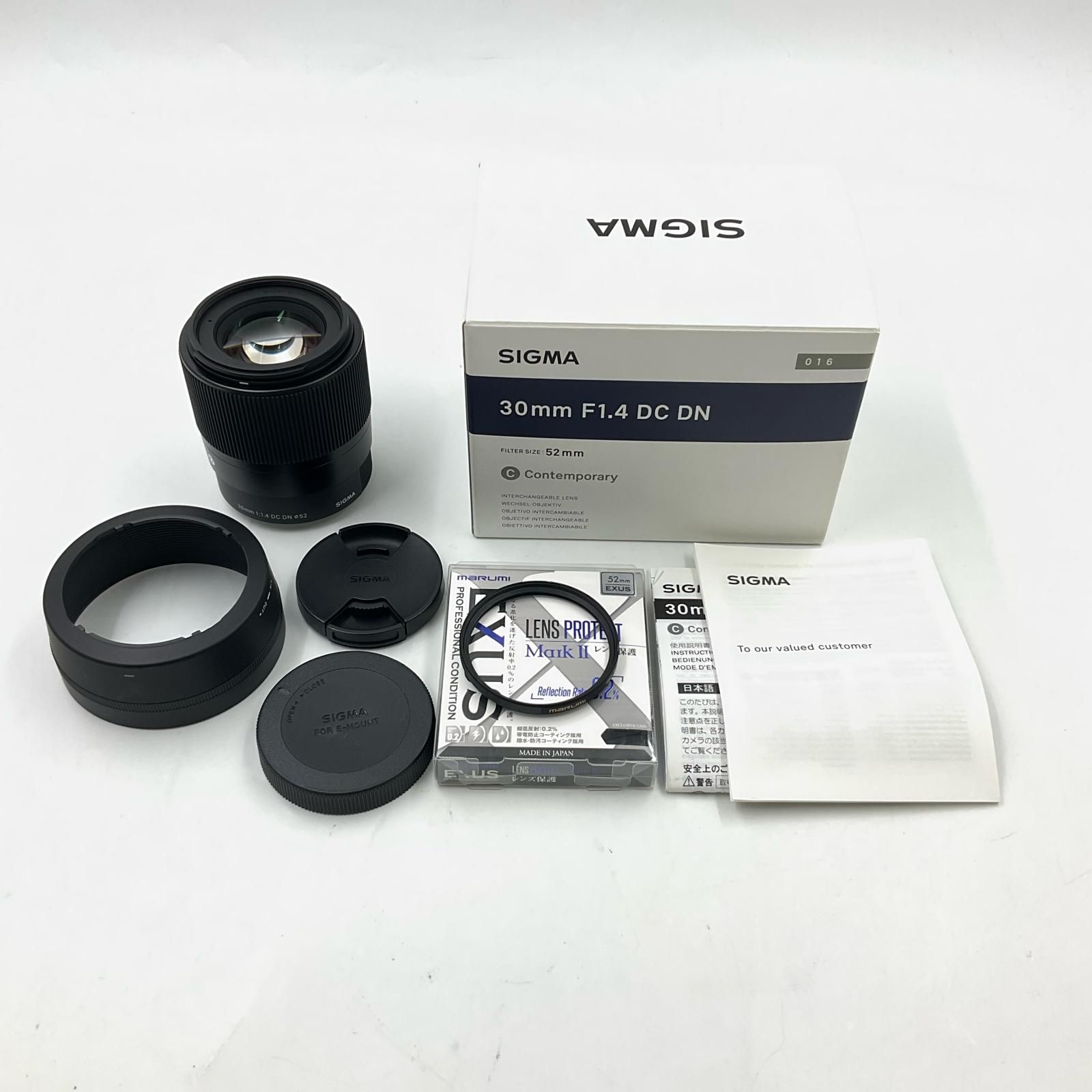 全額返金保証】【最速発送】SIGMA 30mm F1.4 DC DN [ソニー用] 美品