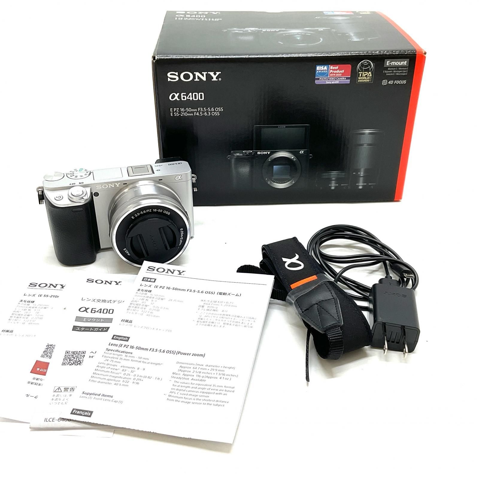 全額返金保証】【最速発送】Sony デジタル一眼 α6400 ILCE-6400L