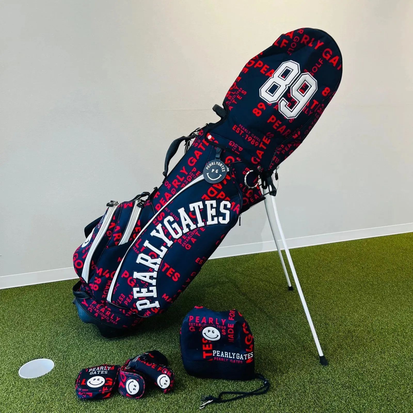 PEARLY GATES パーリーゲイツ 89 キャディバッグ ヘッドカバーセット