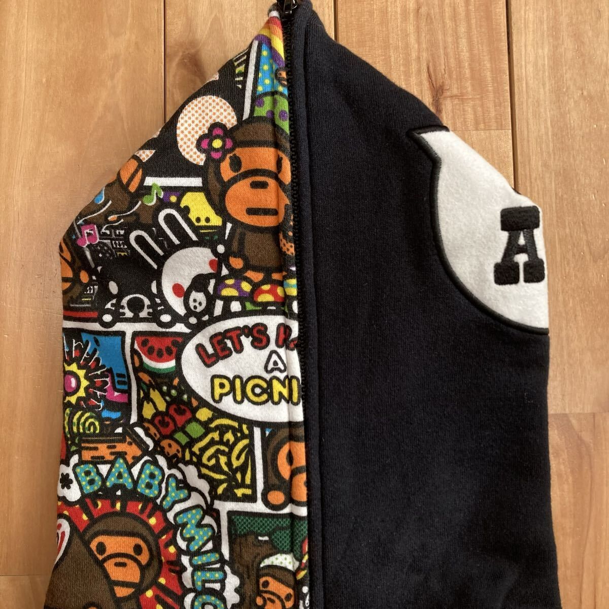 Comic Milo Lisa フルジップ パーカー Lサイズ a bathing ape BAPE ful 
