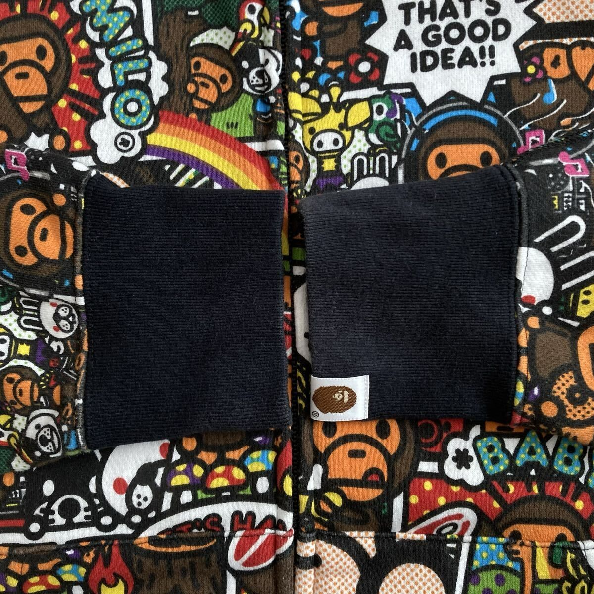 Comic Milo Lisa フルジップ パーカー Lサイズ a bathing ape BAPE ful 