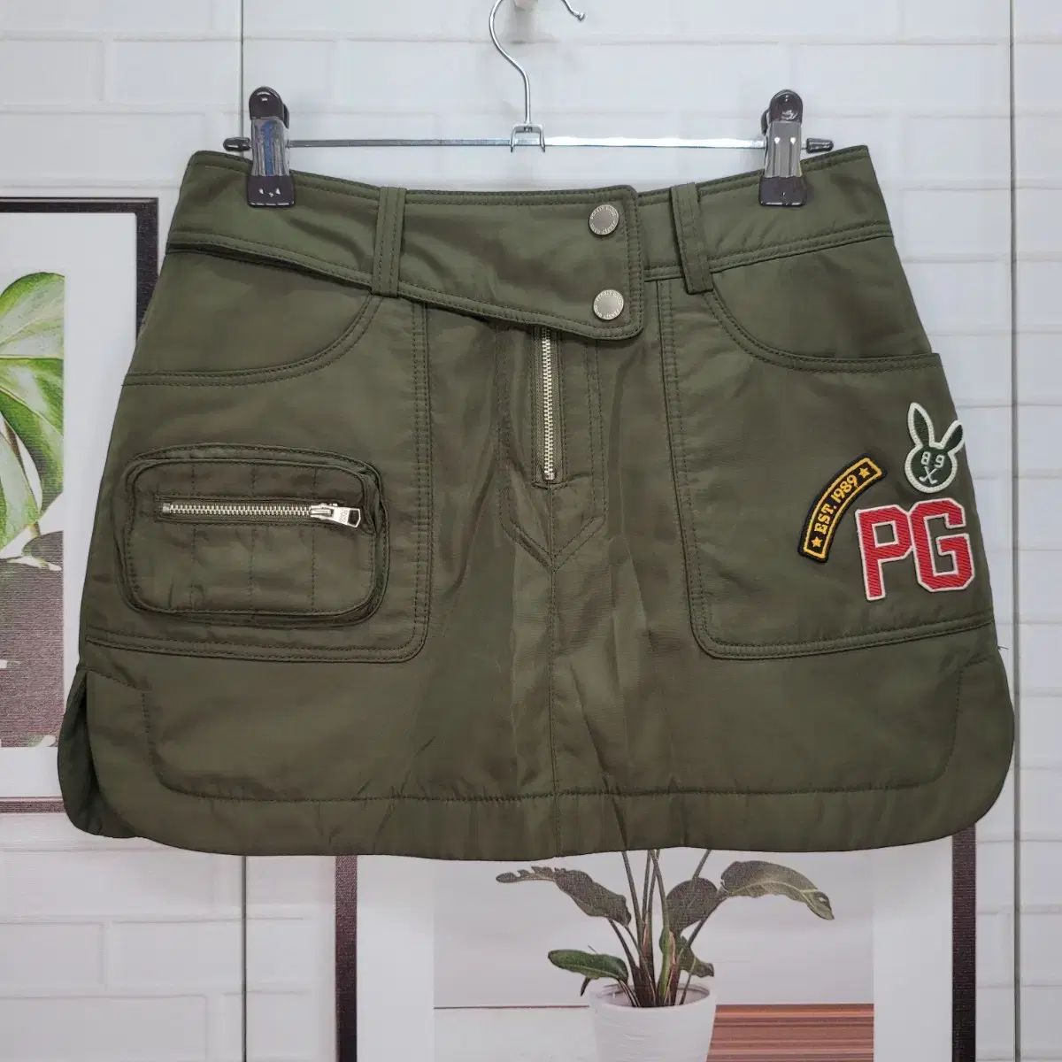 サイズ０/パーリーゲイツ✩⋆ダウンスカート パーリーゲイツ ゴルフ ダウン スカート ゴルフスカート 0サイズ 状態