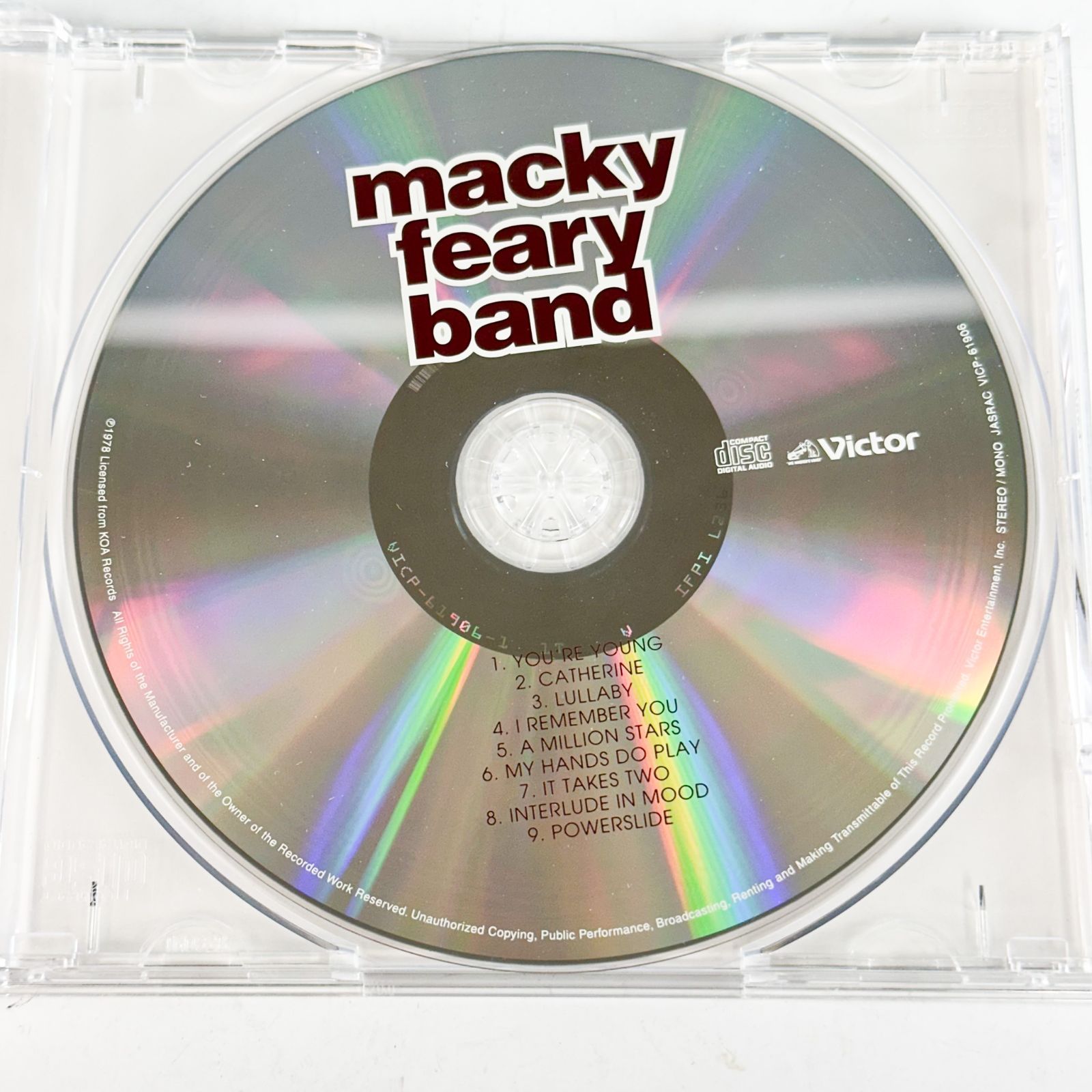 K518 Mackey Feary Band マッキー・フェアリー・バンド CD 帯付