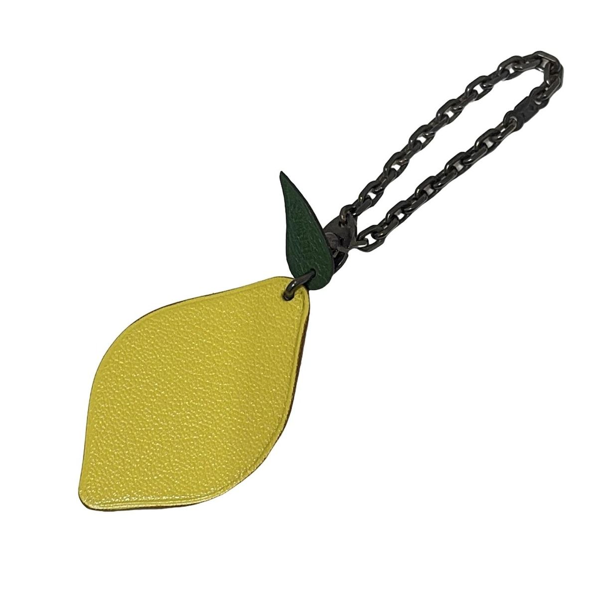 HERMES(エルメス) キーホルダー(チャーム)美品 フルーツキーホルダー