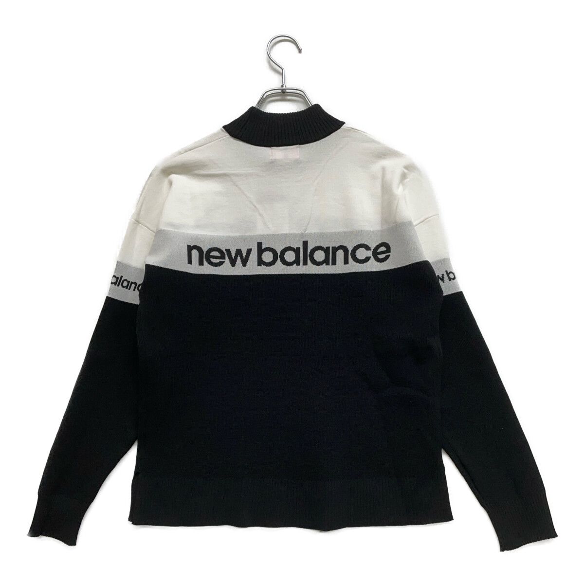 New Balance ゴルフ用セーター Lサイズ 黒/白 未使用品 レディース ニューバランスゴルフ New Balance golf セーター