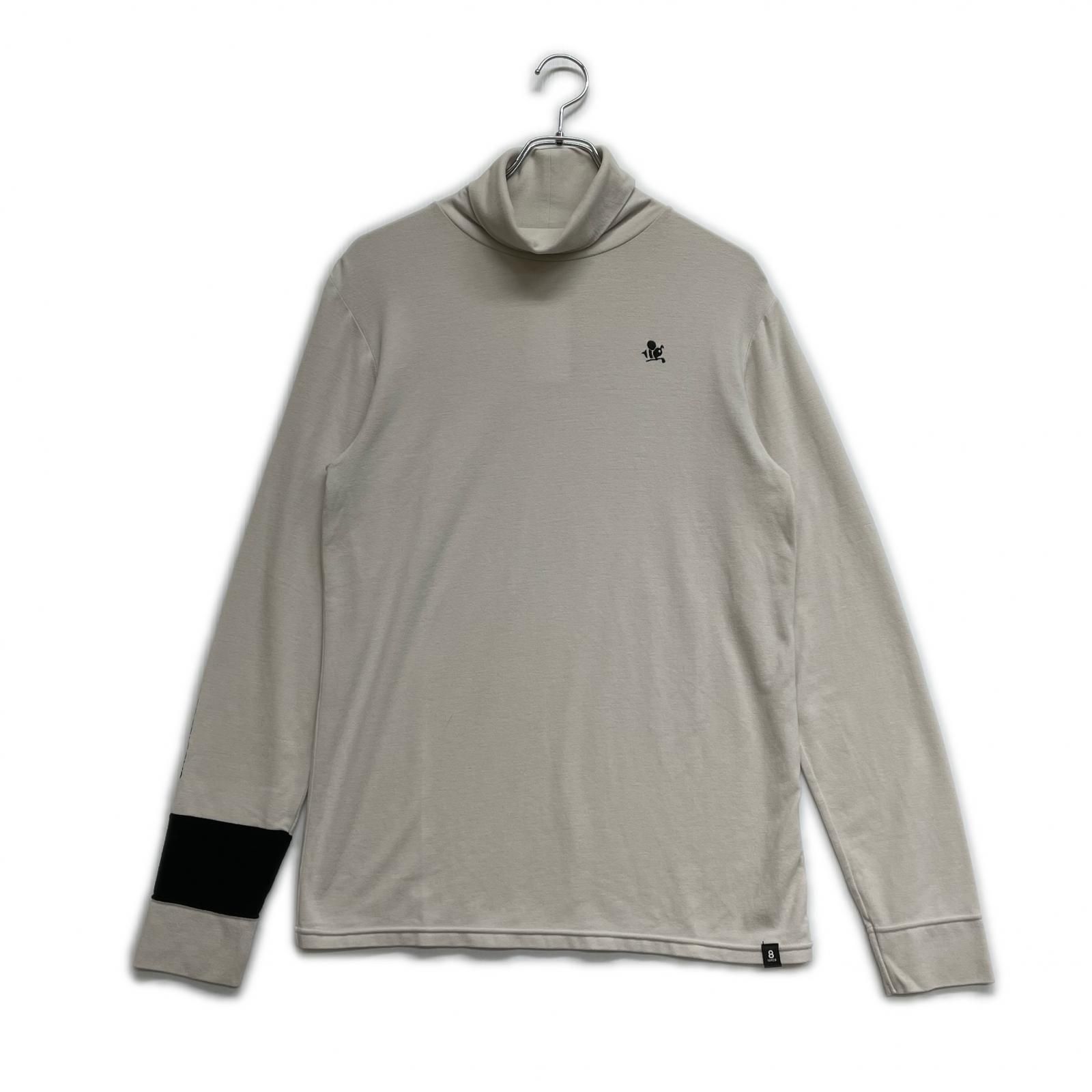 中古 メンズ ハチヤーズ 8YARDS 長袖シャツ L ホワイト×ブラック