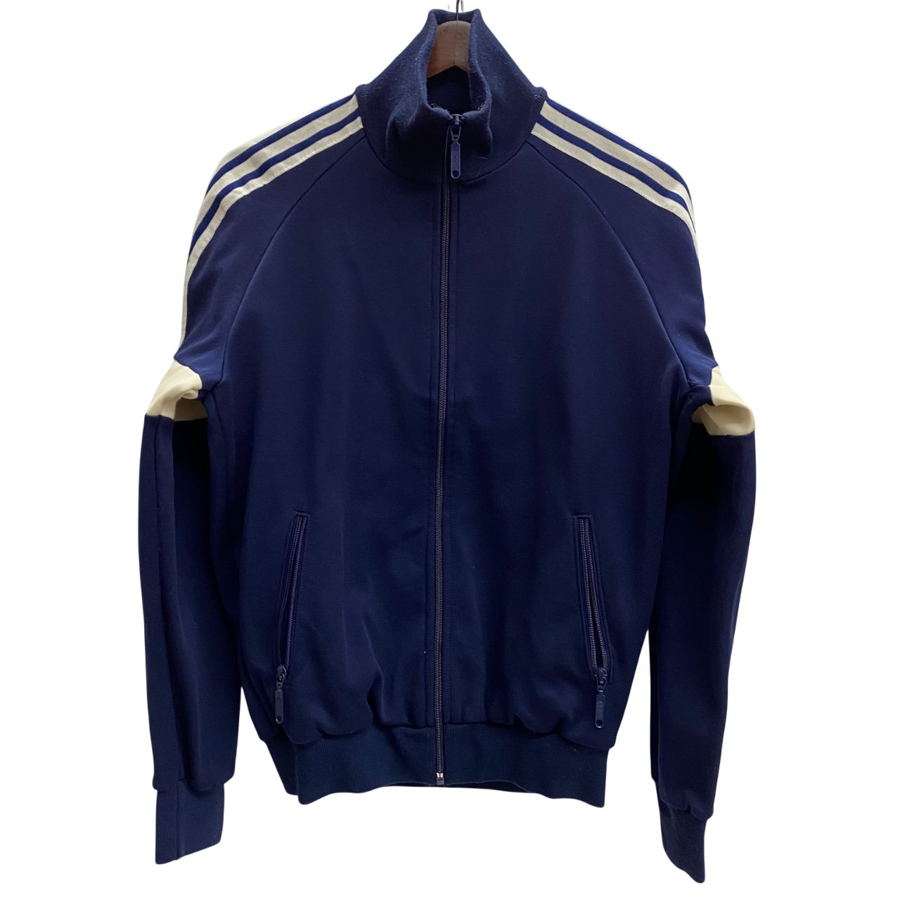 アディダス adidas 80's 西ドイツ製 OPTIジップ トラックジャケット