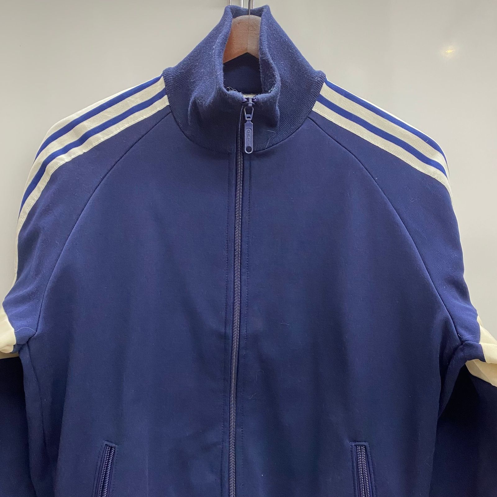 アディダス adidas 80's 西ドイツ製 OPTIジップ トラックジャケット