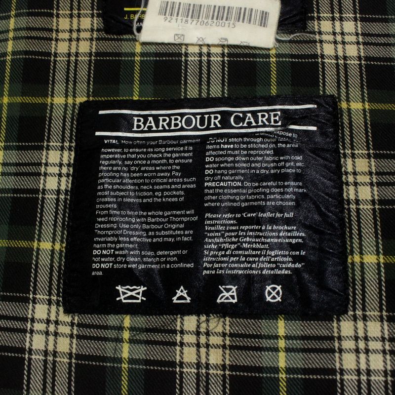 90s イギリス製 vintage Barbour BEAUFORT 3ワラント オイルド
