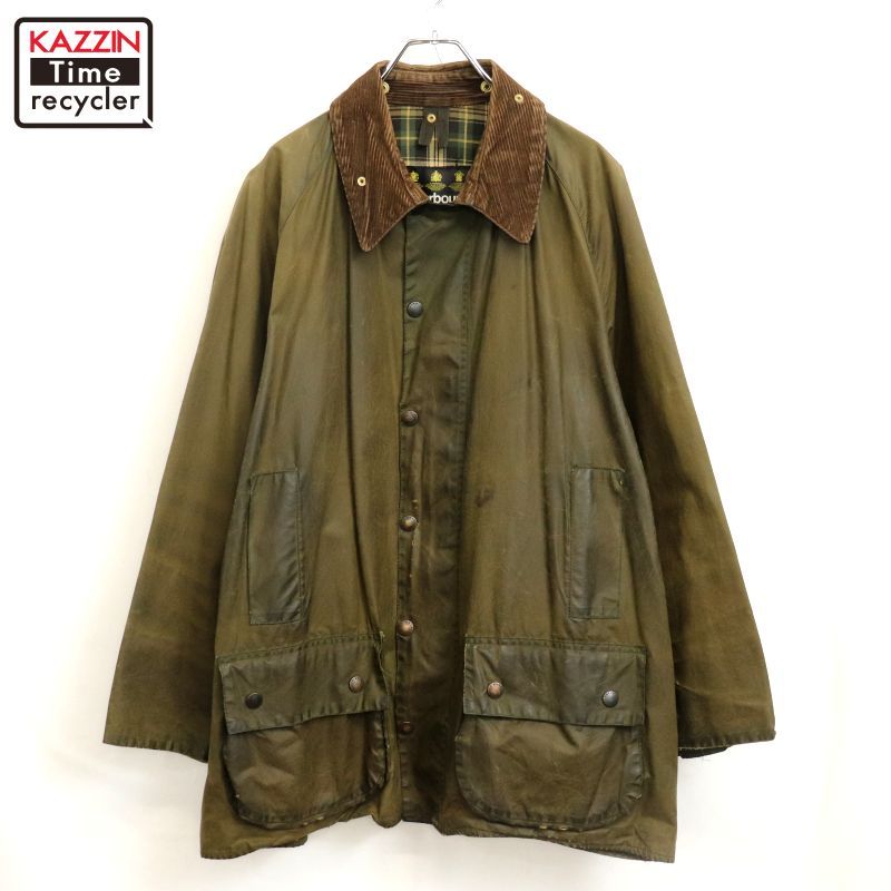 90s イギリス製 vintage Barbour BEAUFORT 3ワラント オイルド