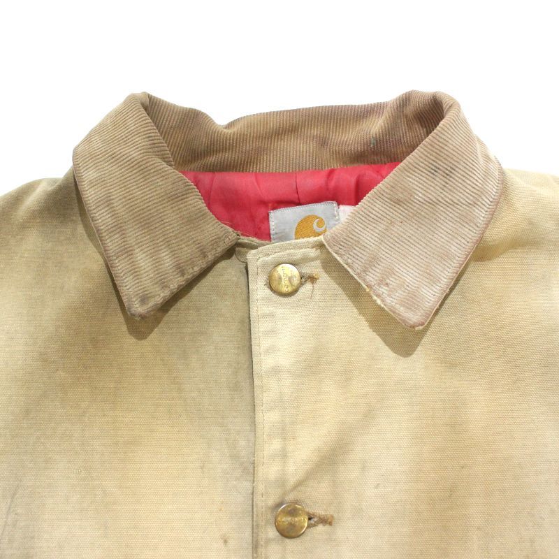 90s vintage Carhartt ミシガンチョアコート 裏地キルティング 中綿