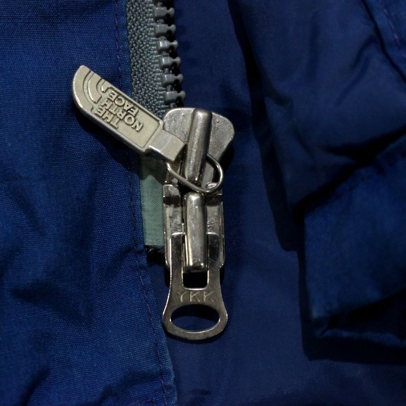 80s USA製 vintage THENORTHFACE 茶タグ ダブルジップ ダウン