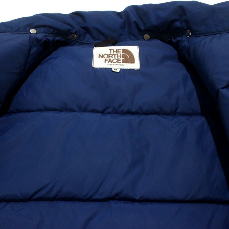 80s USA製 vintage THENORTHFACE 茶タグ ダブルジップ ダウン