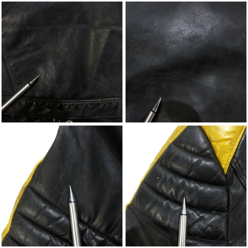 Drospo ライダースジャケット vintage 70s レザージャケット 公式