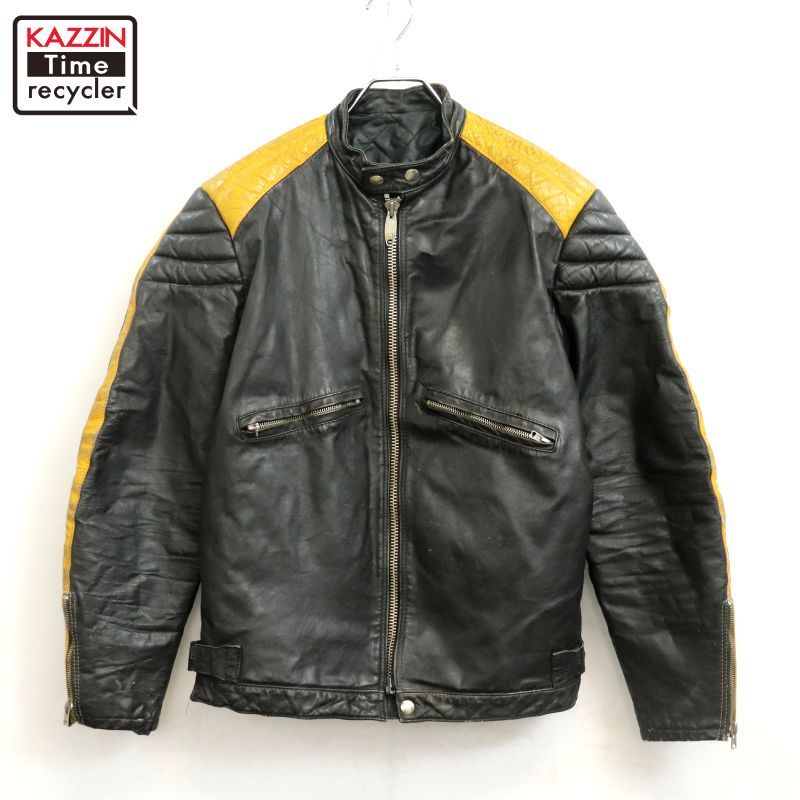 Drospo ライダースジャケット vintage 70s レザージャケット Drospo ライダースジャケット vintage 70s レザージャケット メンズ