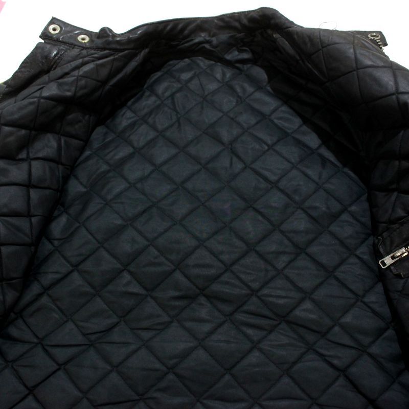 Drospo ライダースジャケット vintage 70s レザージャケット メンズ
