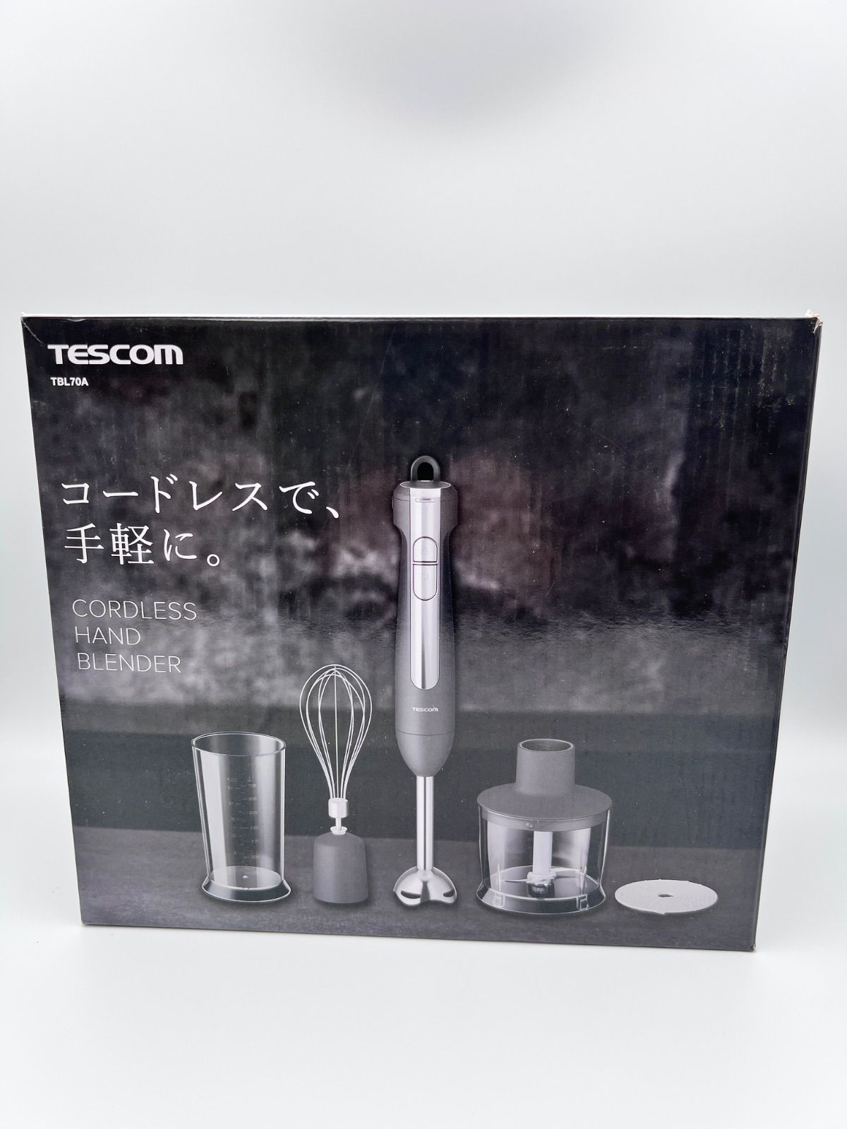 12K3#11 テスコム ハンドブレンダー コードレス ハンドミキサー TBL70A