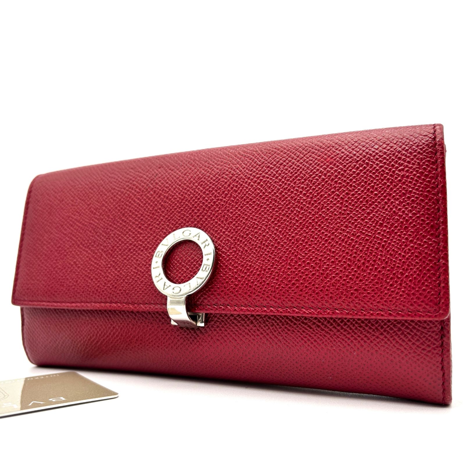 極美品・正規品 BVLGARI ブルガリ 長財布 ビーゼロワン ロゴクリップ