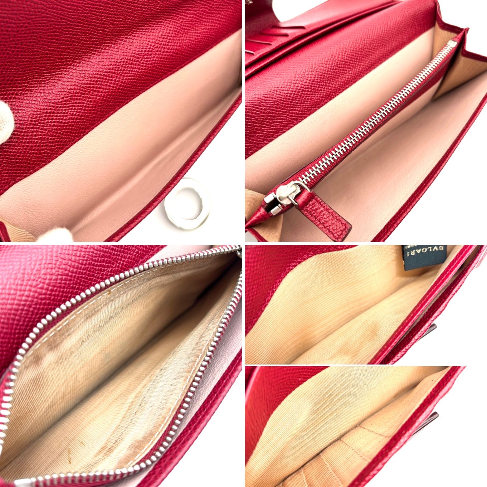 極美品・正規品 BVLGARI ブルガリ 長財布 ビーゼロワン ロゴクリップ